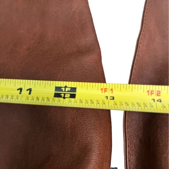 Antik Kraft Large Brown Vegan 2 in 1 Tote with Crossbody Pouch - Picture 5 of 12